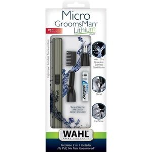 Wahl Micro GroomsMan Lithium Trimmer - Gray